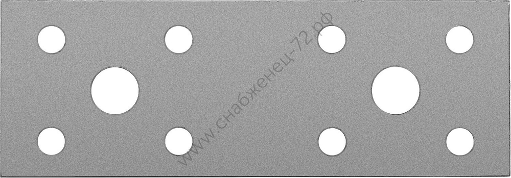 ЗУБР КП-2.5 100х35 х 2.5 мм, крепежная пластина, цинк (31023-100)