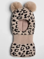 Шапка шлем детская зимняя вязаная