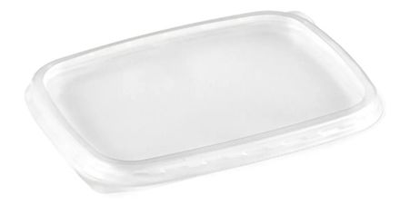 Крышки для контейнеров 125-500мл 108х82мм ПП прозрачные (100/1000шт)