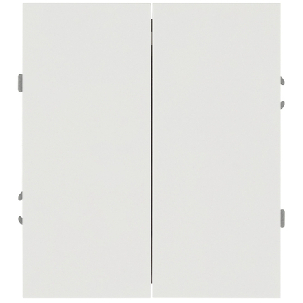 Выключатель ЭРА Arktik 16-1104-01 двойной 10АХ-250В белый