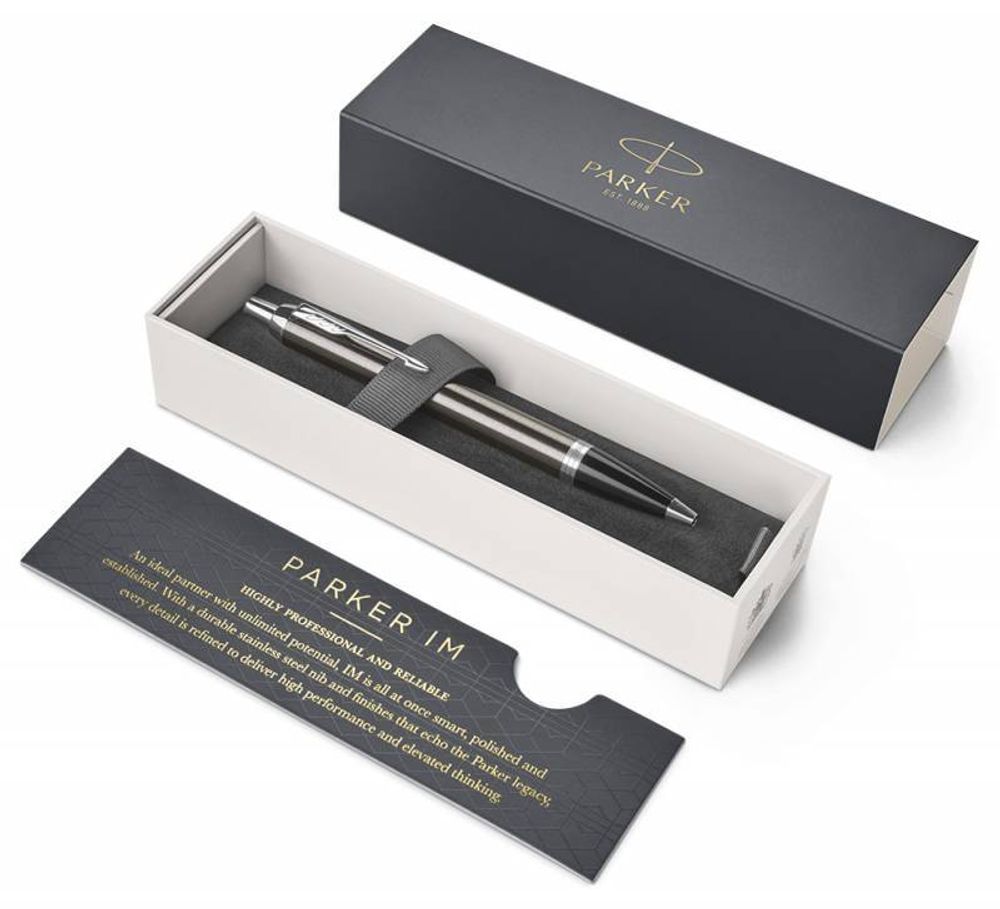 Шариковая ручка Parker IM Core K321 Dark Espresso CT Mblack (1931671)