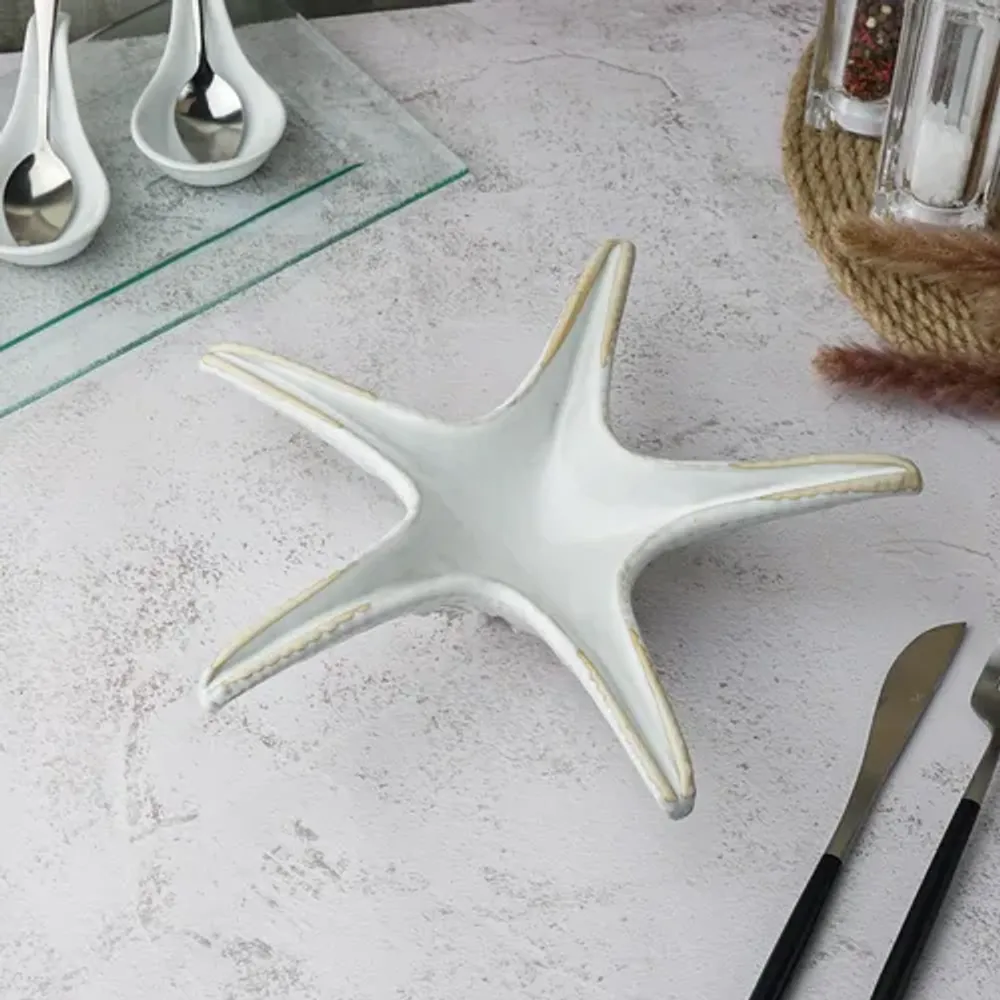 Блюдо для подачи 24 см h6 см Звезда Gray Starfish Frutti di Mare P.L. [1]