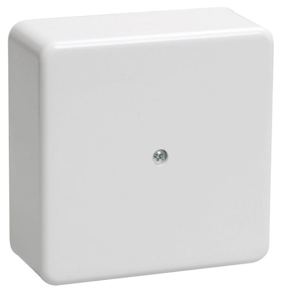 Коробка распаячная ОП 100х100х44 IP20 KM41222 (6 клем. 6кв.мм) бел. IEK UKO10-100-100-044-K01 Коробка распаячная ОП 100х100х44 IP20 KM41222 (6 клем. 6кв.мм) бел. IEK UKO10-100-100-044-K01