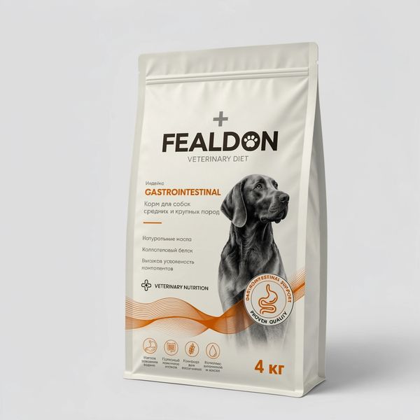 Сухой корм для собак Fealdon GASTROINTESTINAL средних и крупных пород
