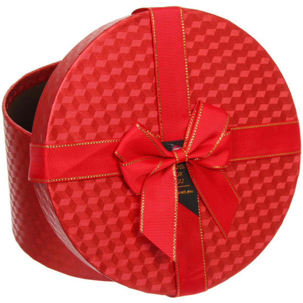 Коробка подарочная «Неожиданный подарок» 20*20*11 см, красный