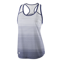 Женская теннисная майка Wilson Team Striped Tank Top Women - Dark Blue, White