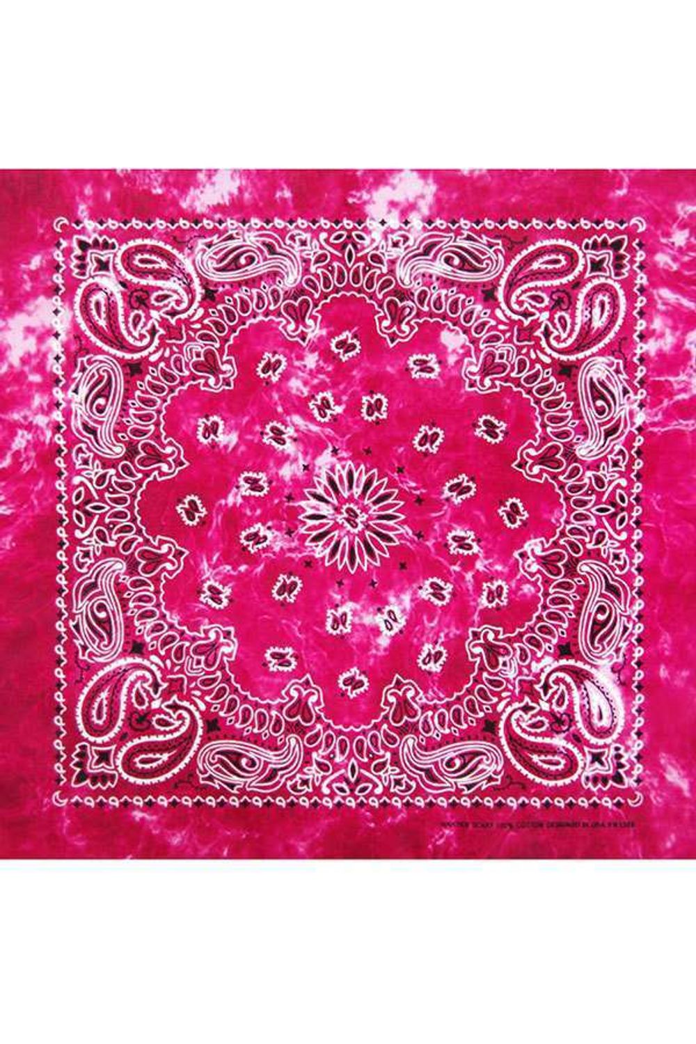 Розовая бандана тай-дай фото Розовая бандана тай-дай фото