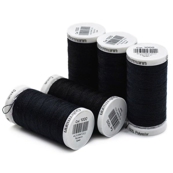 Нитки для джинсовых тканей Gutermann Denim 50 (100 метров), 5 кат. | 1000