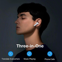 Time Kettle M3 - наушники с переводчиком (3 в 1), белые