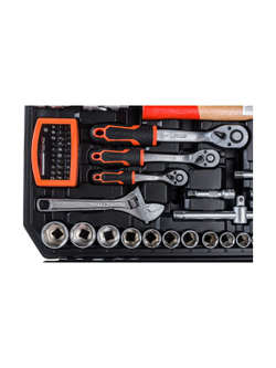 Набор автомобильного инструмента Gigant 131 предмет, Сталь Cr-V, GAS 131S