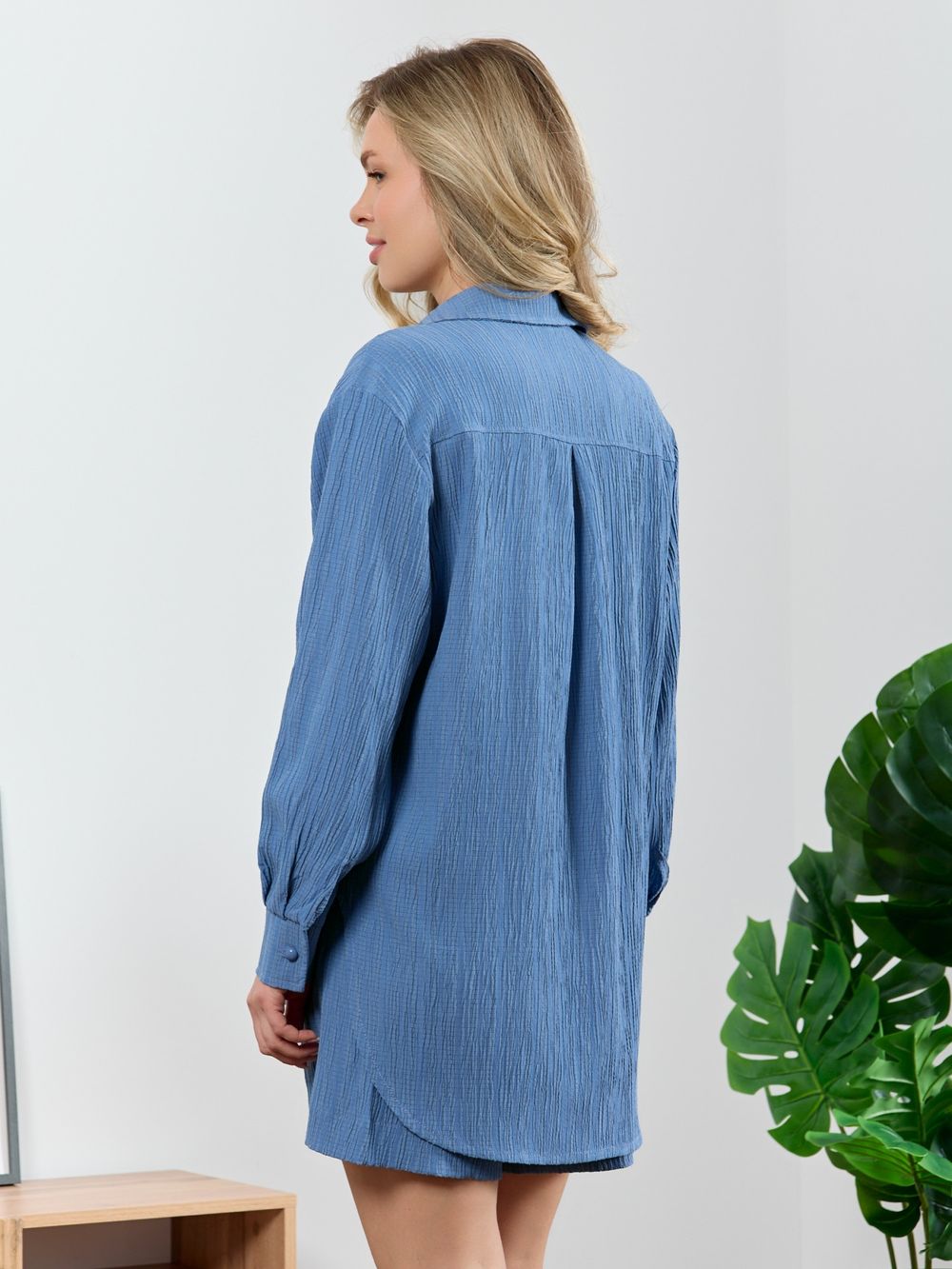 Рубашка Сиеста-5 Виотекс ИНДИГО