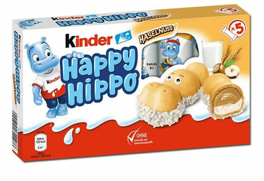 Киндер  хаппи-хиппо Молочный Германия