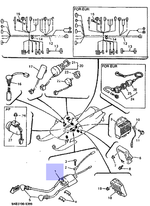 Катушка зажигания для Yamaha VK 540, Venture 480 8AB823100900