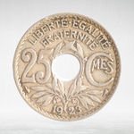 France, 25 Centimes 1923 - Edmond-Émile Lindauer, VF