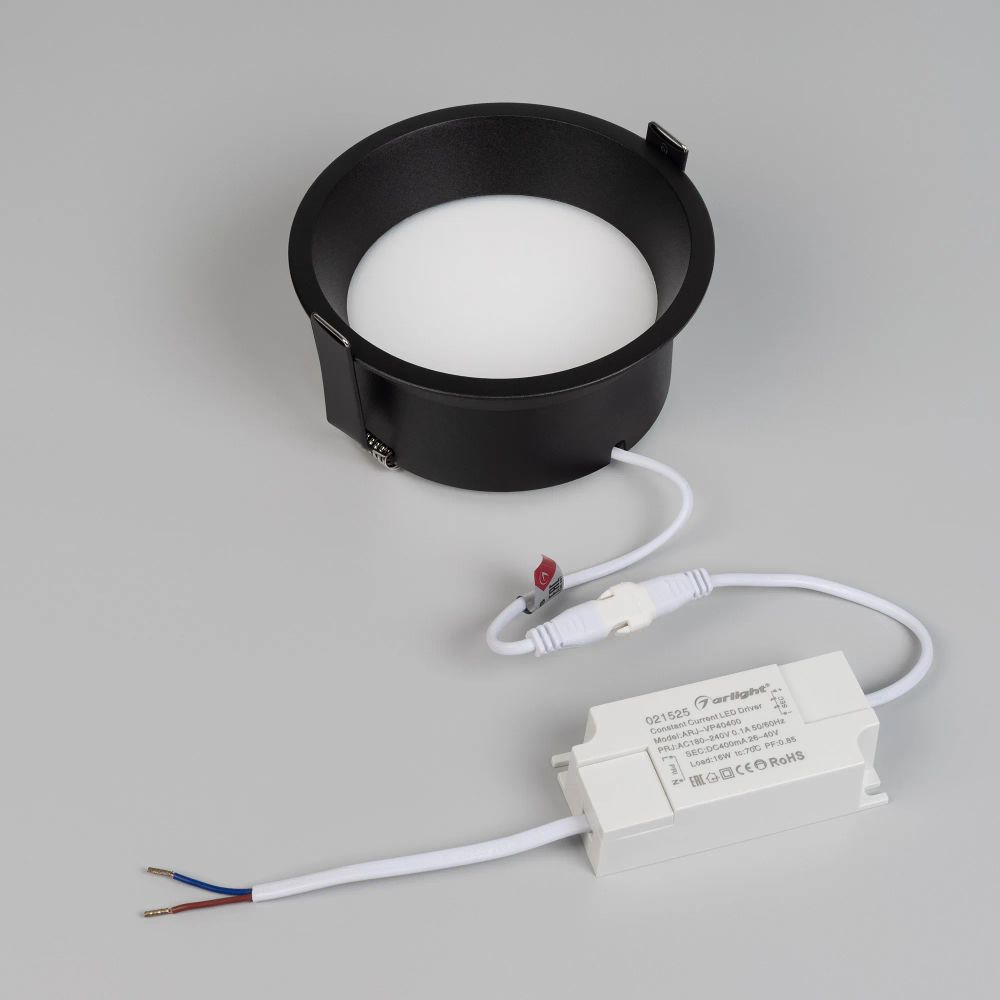 Светильник MS-BREEZE-BUILT-R125-16W Day4000 (BK, 85 deg, 230V) (Arlight, IP20 Металл, 3 года) 035614