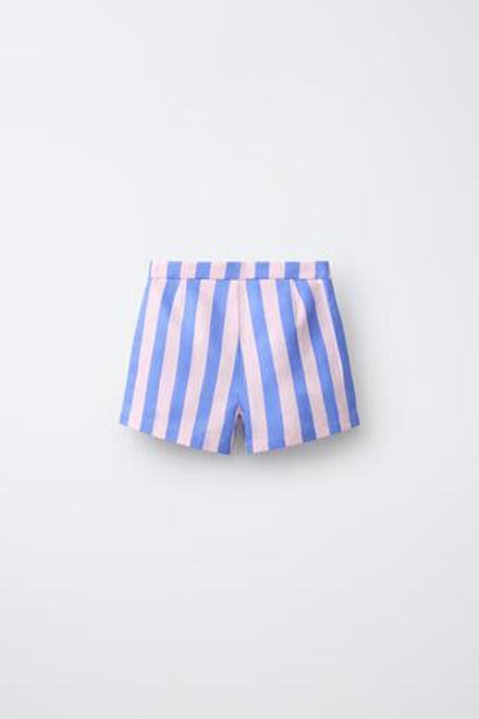 ZARA ШОРТЫ В ПОЛОСКУ, РАЗНОЦВЕТНЫЙ