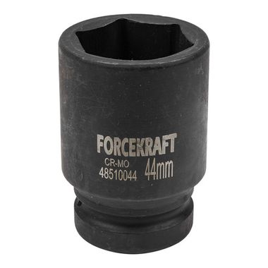 Головка ударная глубокая 1'', 44мм (6гр) FORCEKRAFT FK-48510044