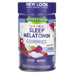 Nature's Truth, Just 4 Kidz, жевательные мармеладки с мелатонином для сна, вкусная вишня, 40 жевательных таблеток (1 г в каждой жевательной таблетке)