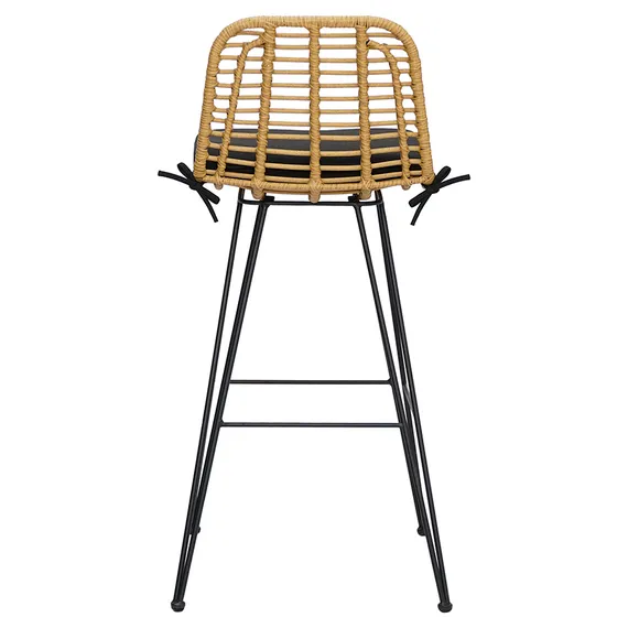 Барный стул Vetle Flat, светлый ротанг