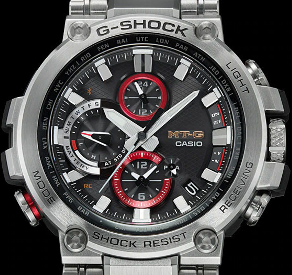Японские наручные часы Casio G-SHOCK MTG-B1000D-1A с хронографом