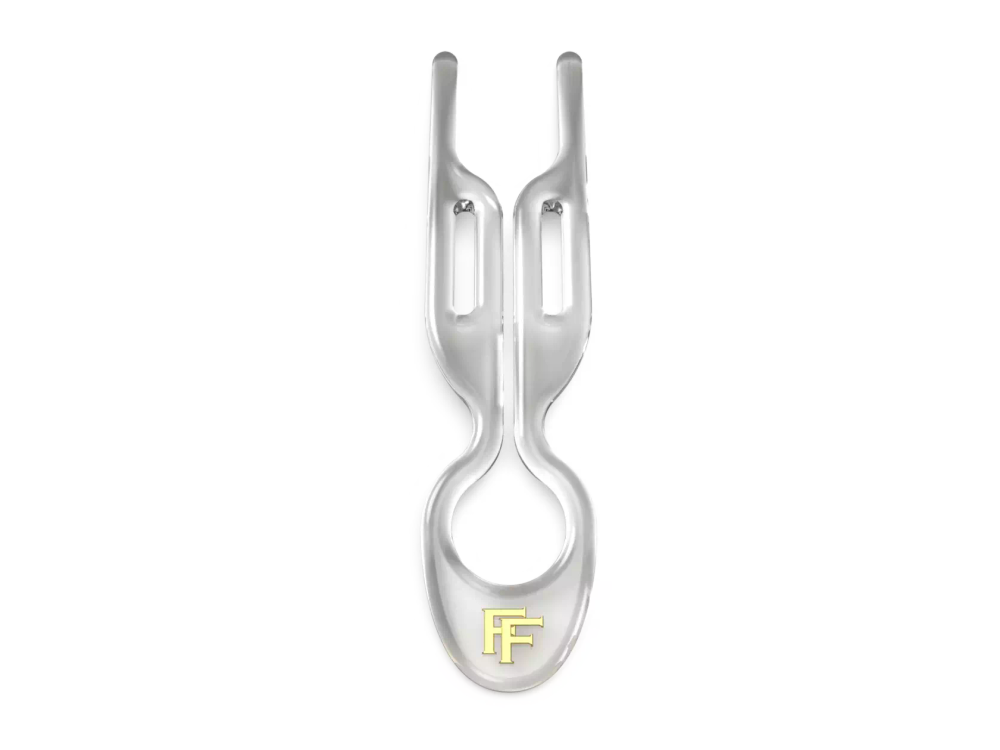 NO 1 HAIRPIN | TRANSPARENT   - 3X HAIRPINS/BOX / Шпильки No1 Hairpin Прозрачного цвета (набор из 3 шпилек)