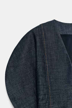 ZARA ДЖИНСОВОЕ ПЛАТЬЕ — ZW COLLECTION, СИНИЙ