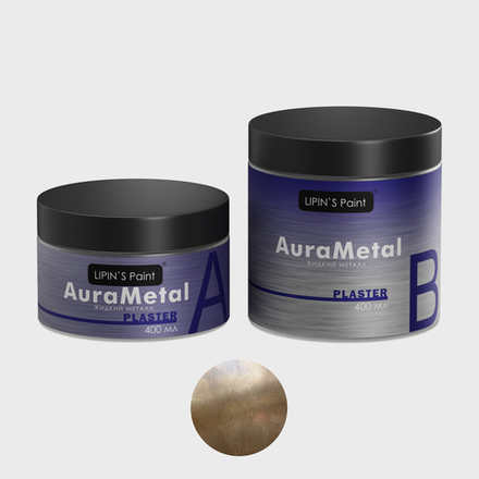 Жидкий металл AuraMetal Plaster Бронза