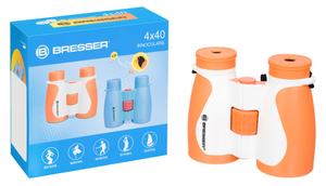 Бинокль детский Bresser Junior 4x40, оранжевый