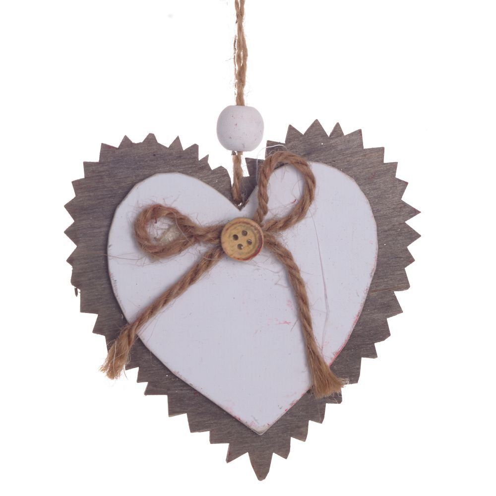 GAEM Украшение новогоднее "Сердце/Звезда/Елка", L10 W0,5 H10 см, 3в.