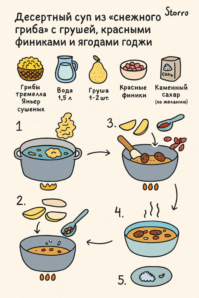 Грибы тремелла Yiner сушеные 102 г