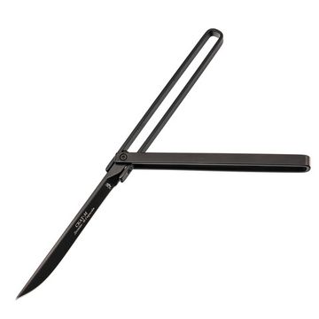 Складной нож НОКС СКАТ-М (Black) 314-740001 c клинком из стали 440, рукоять Stainless Steel