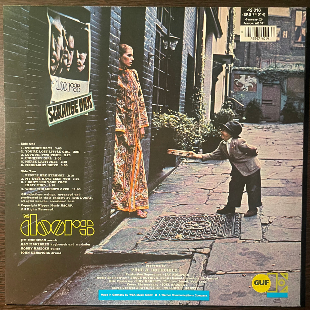 The Doors ‎– Strange Days (Германия)
