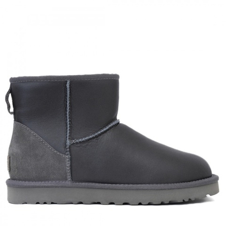 Ugg Mens Classic Mini II Metallic Grey
