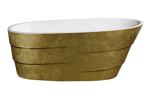 Ванна акриловая Lagard Auguste lgd-agst-tg 170х75 белая,золото