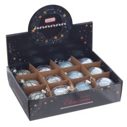 GAEM Набор из 12шт Украшение новогоднее "Шар", D 8 см, L34 W25 H8 см