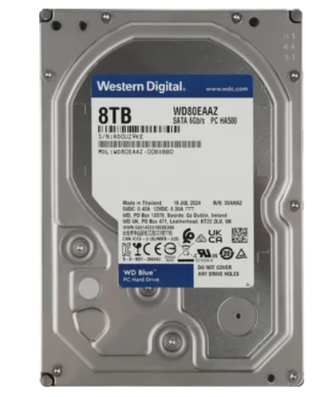 Жесткий диск Western Digital WD Blue 8 ТБ 3,5″ (WD80EAZZ)