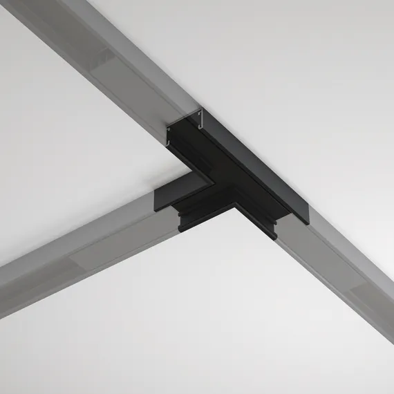 Т- образный коннектор накладной Basity, черный Technical tra172ct-11b
