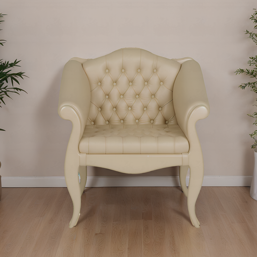 Кресло Марсель Айвори Беж