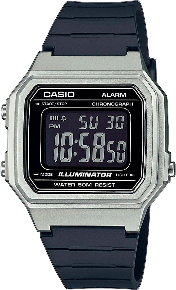 Японские наручные часы Casio Collection W-217HM-7BVEF с хронографом