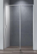 Душевая дверь Cezares URBAN-B-12-100-C-CR, 100х195, профиль хром, стекло прозрачное