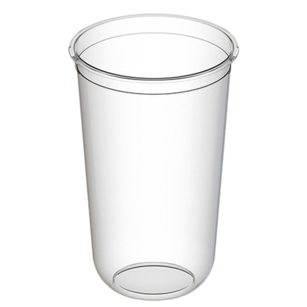 Стакан с U-образным дном 500 мл Bubble Cup ГЛЯНЦЕВЫЙ прозрачный 16/384 шт