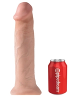 Телесный фаллоимитатор-гигант на присоске 14 Cock - 36 см.