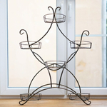 Подставка для цветов настольная "Стрекоза" на 6 горшков, металл М0000117