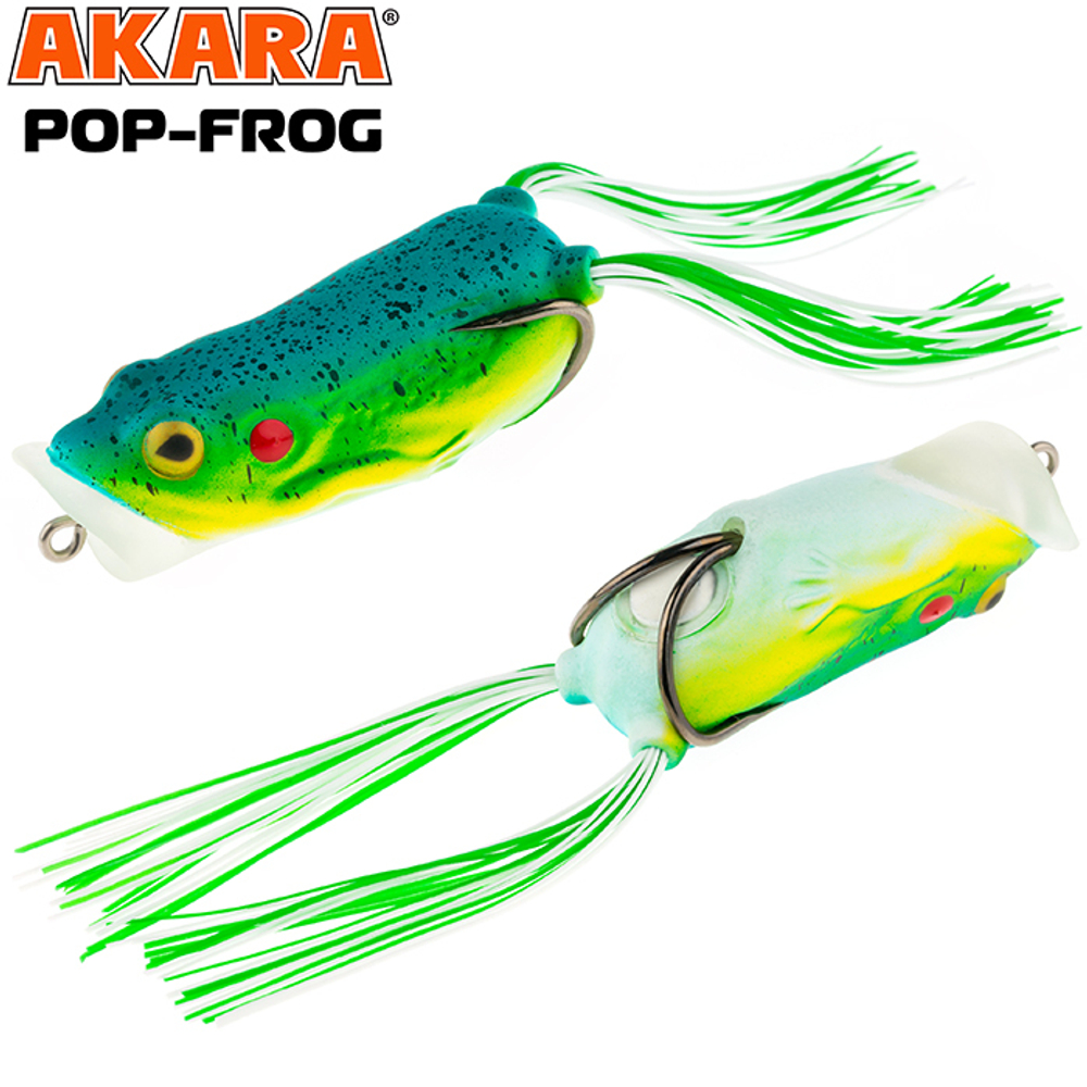 Лягушка Akara Pop-Frog 70 мм 18 гр. (3/5 oz 2,8 in) 6