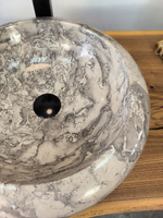 Раковина из мрамора Donut Doreng Grey DM-65867 45х45х13