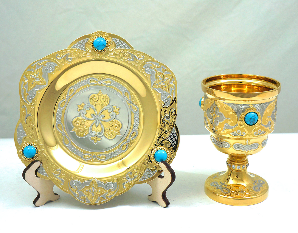 Набор с чаркой "Бирюза"