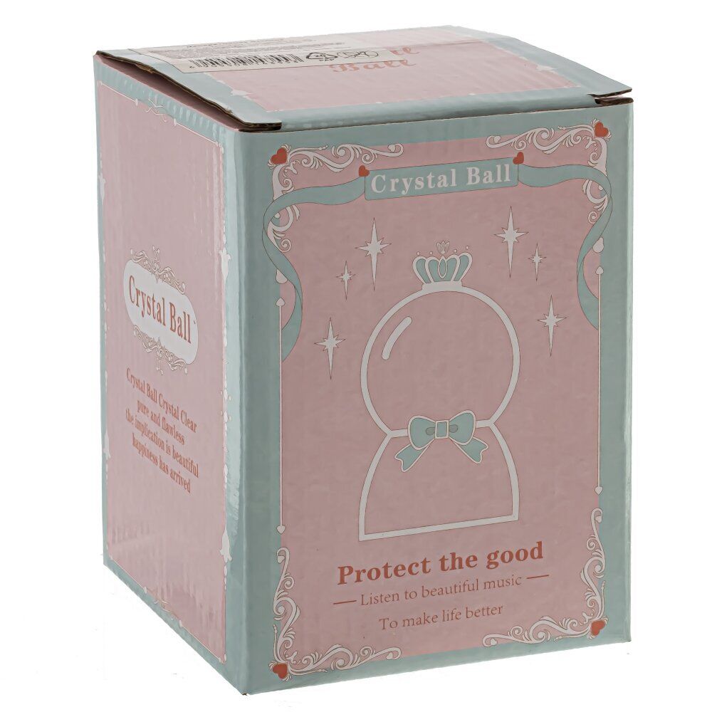 GAEM Фигурка декоративная "Медвежонок" в стекл шаре (муз, подсвет, 2xAAA н/п), D9 см, L9 W9 H12 см