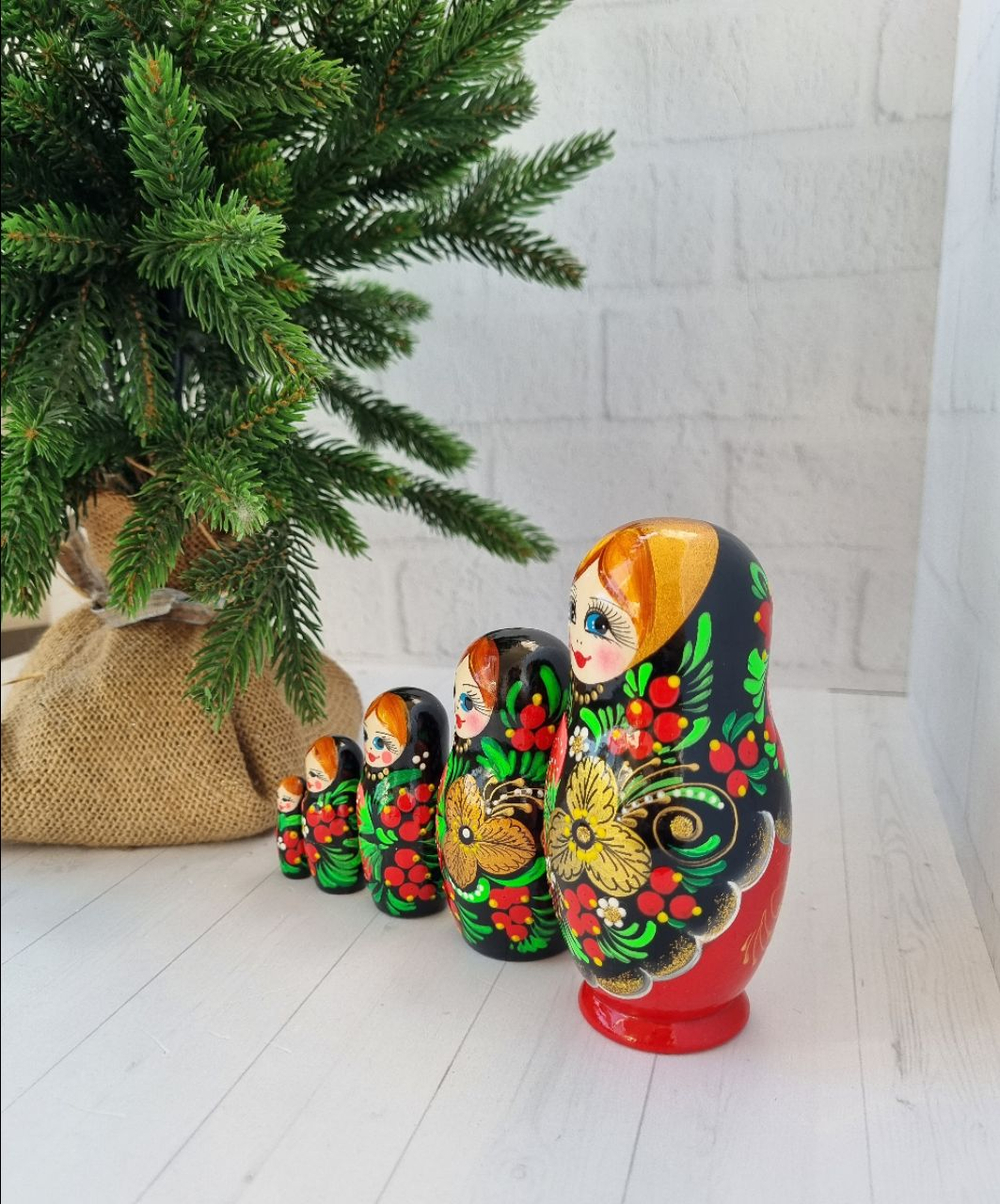 Матрешка 5мест 12см