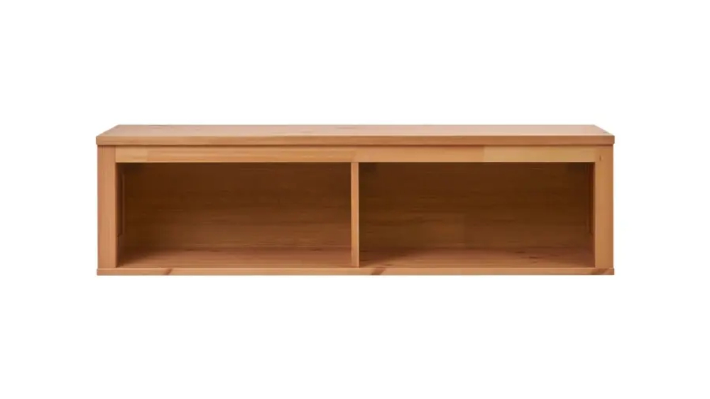 Полка навесная - аналог IKEA HEMNES / ХЕМНЭС/ ХЕМНЕС / КЫМОР / ИКЕА 124х34х37 см, светло-коричневый