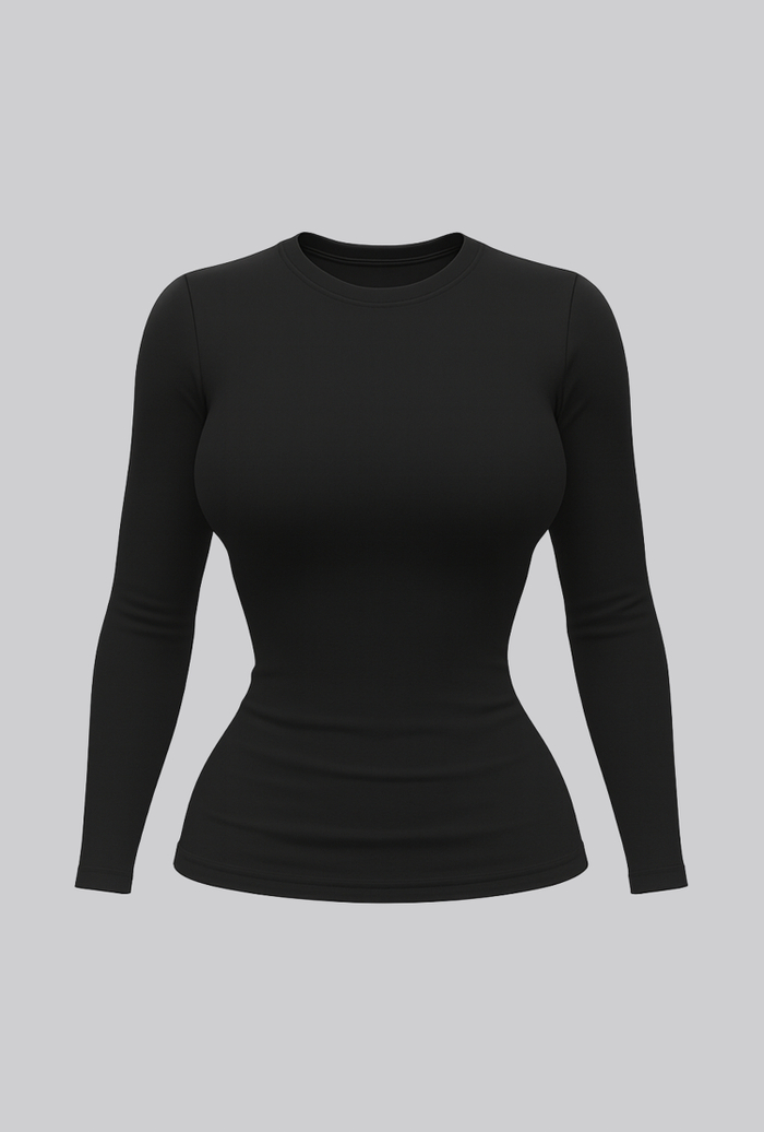 Лонгслив женский Skin Line (Onyx)